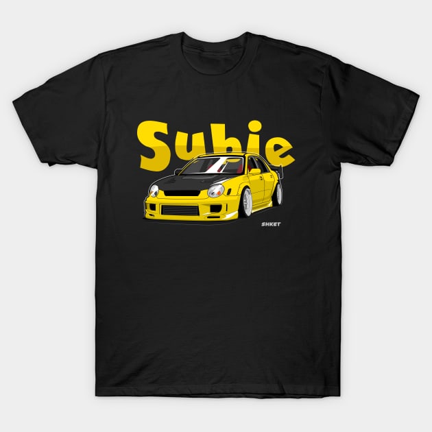 Subaru WRX STI T-Shirt by shketdesign